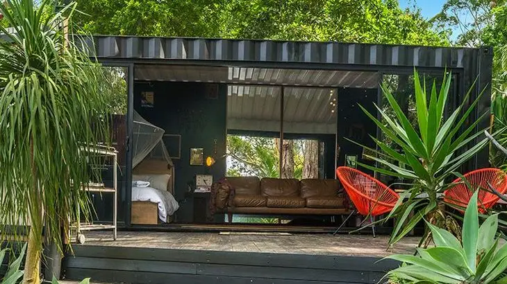 20 ft Small and Cozy Shipping Container House, NSW, Australia - Living ...
