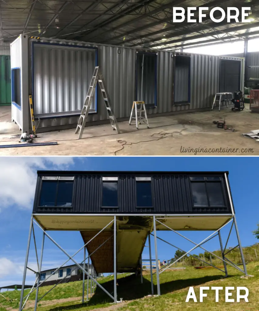 Elevated Container House with Ocean Views - Tasmania, Australia