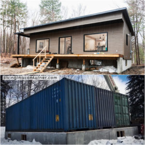 The Columbus Luxury Chalet Built with Recycled Shipping Containers - Canada