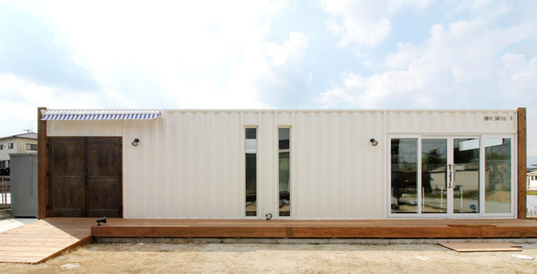 Striking Container House with its Elegant Design