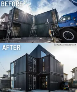 The Transformation of Shipping Containers into an Amazing Studio