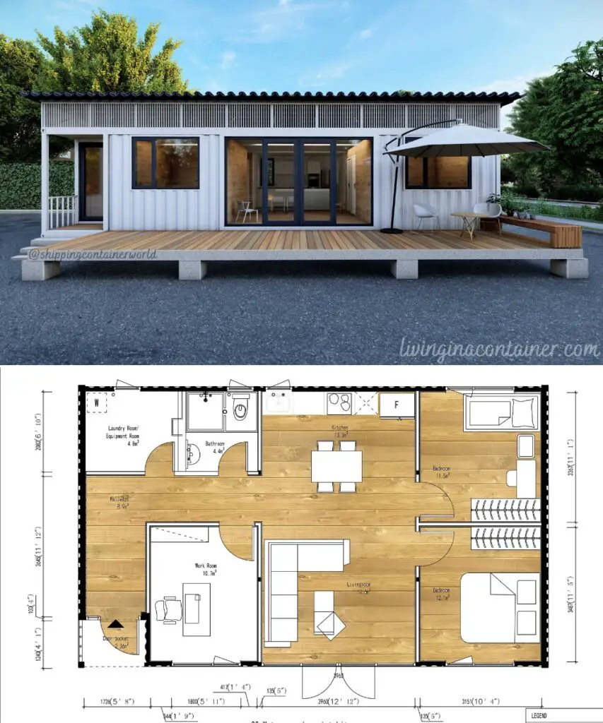 Shipping Container House Plans Making A Home With It Living In A Container