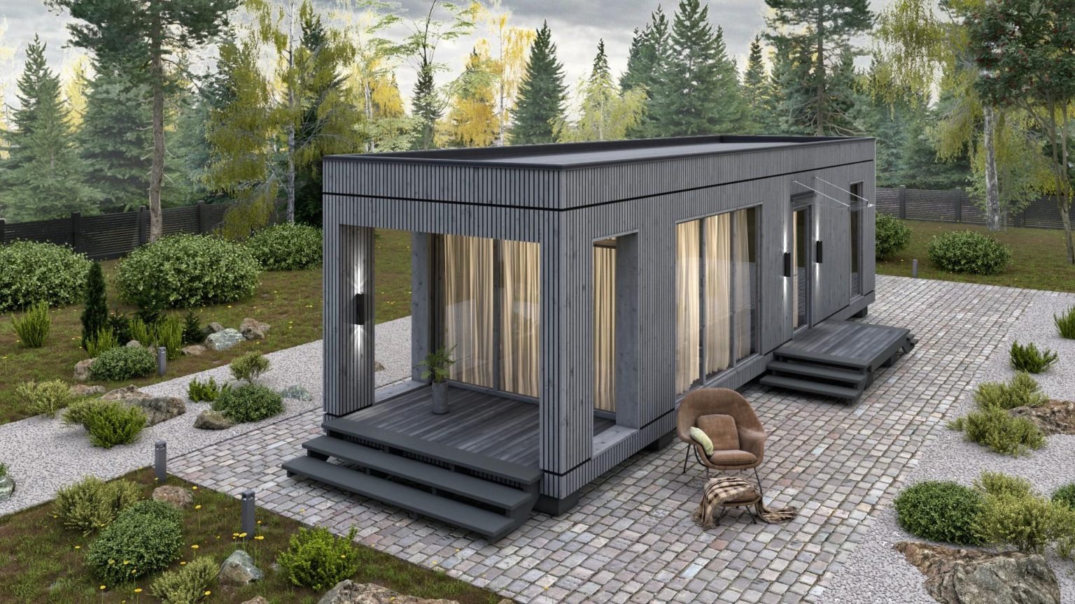 Custom Made Shipping Container House Design 2 1536x864 