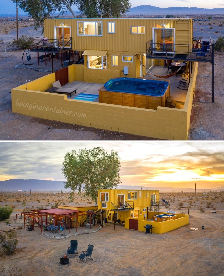 Have You Ever Seen A Container Home In A Desert ? - Living In A Container