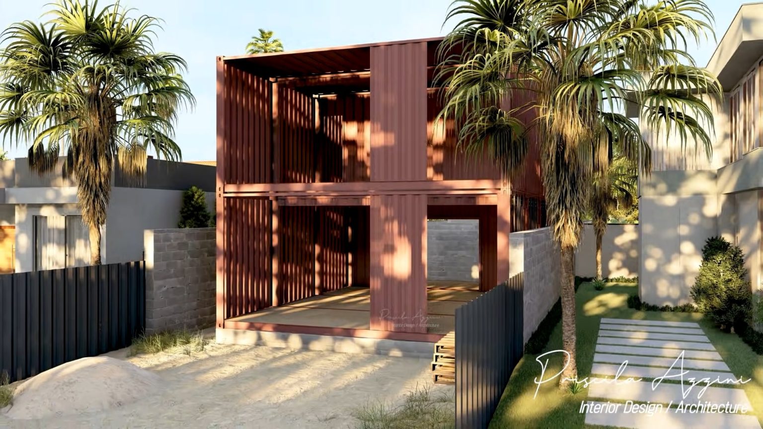 Double Story Stylish Looking Container Home - Living In A Container