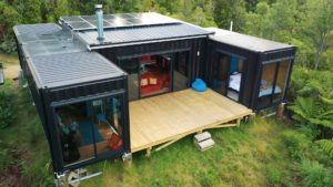 Living In A Container Home Located in New Zealand - Living in a Container