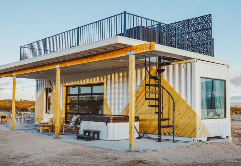 Container Home in Desert of California