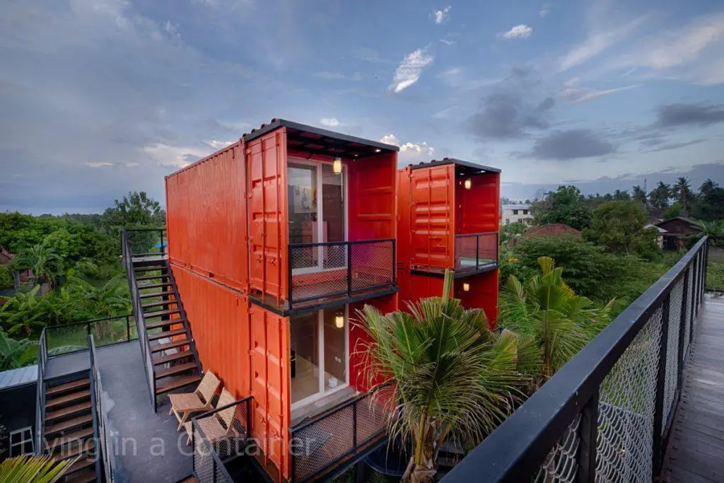 Container Guest House in Bali | Living in a Container