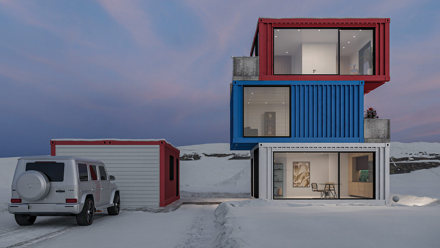 Modern Shipping Container House :: Behance