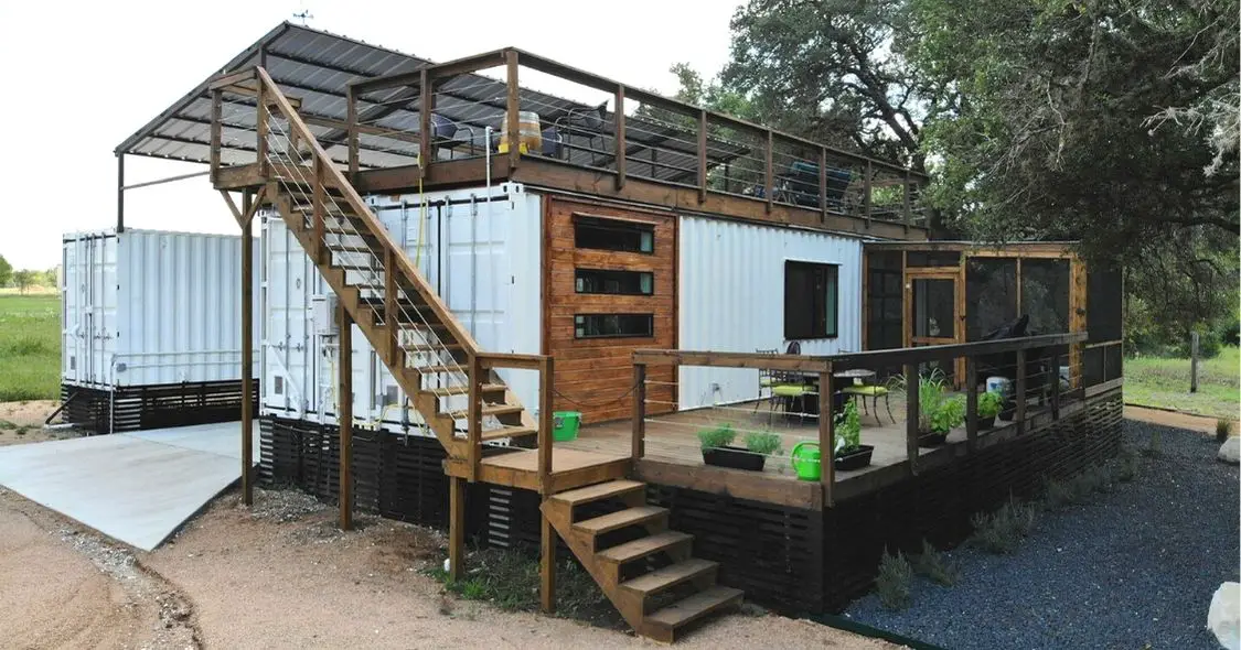 Mid Century Modern Container Home