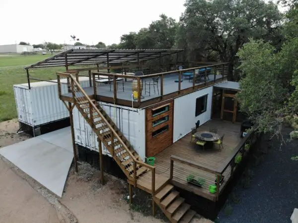 Mid Century Modern Container Home