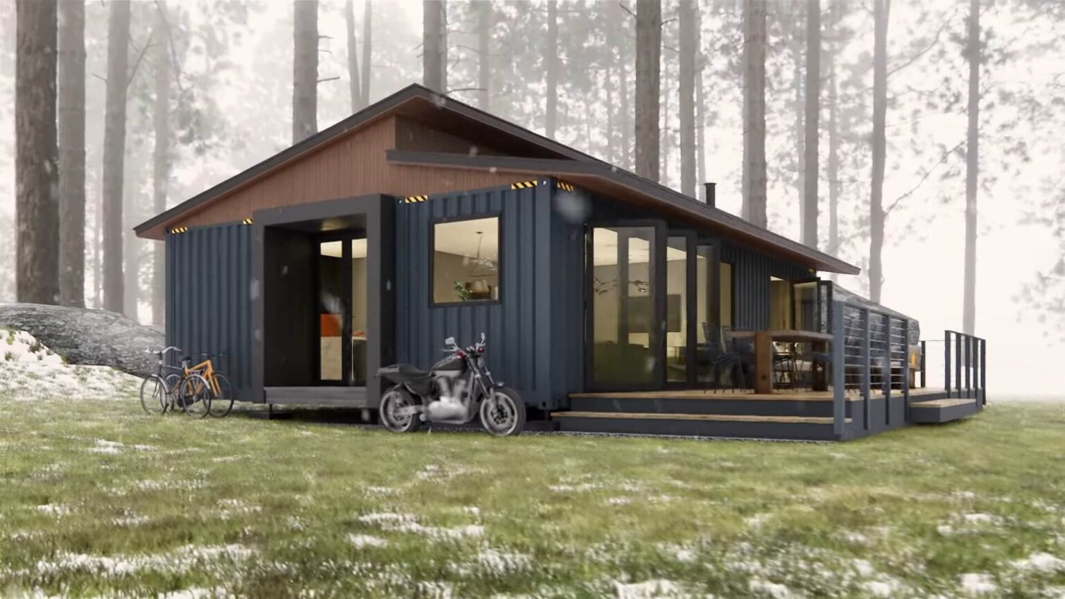 Innovative 3 x 40ft Container Home: The Sustainable Living Dream!