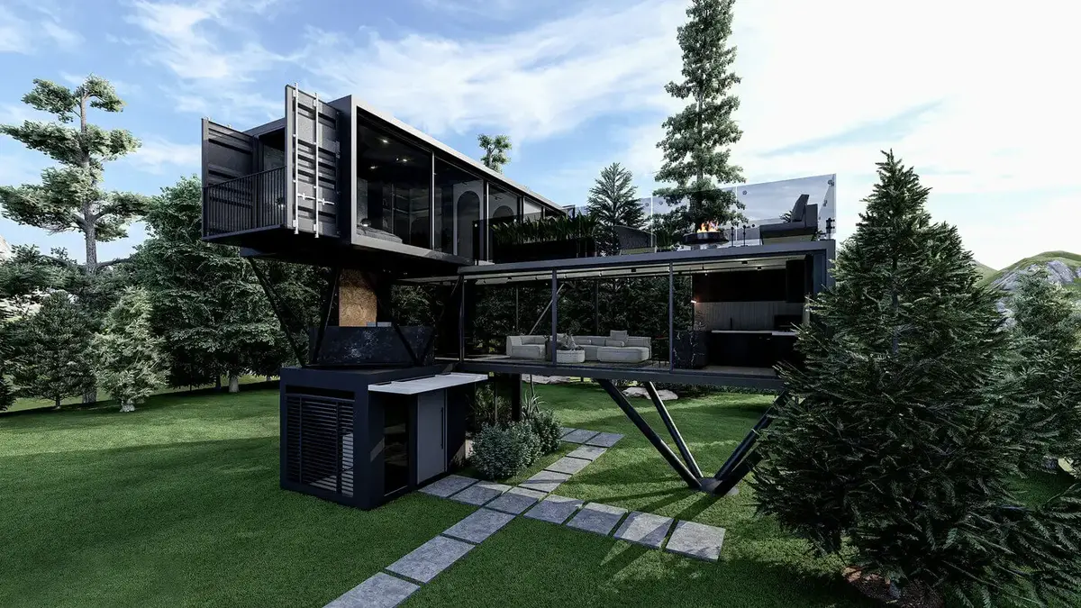 Modern Shipping Container House :: Behance