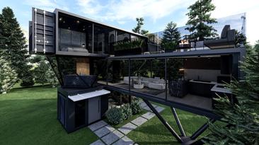 Modern Shipping Container House :: Behance