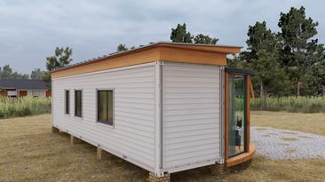 A Remarkable 40ft Shipping Container House Model