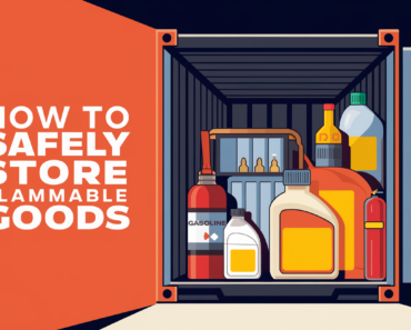 How to Safely Store Flammable Goods