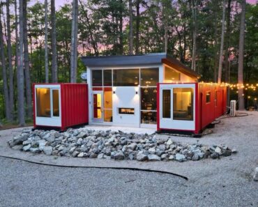 Step Inside the Ultimate Ohio State Fan’s Dream Container Home in Hocking Hills